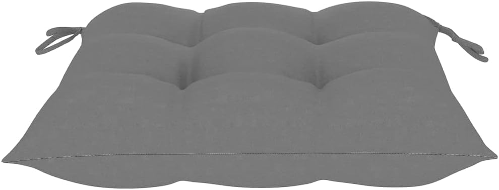 vidaXL Patio Bistro Set - ic Acacia Wood Patio Chairs and Tea Table with Cushions - Perfect Outdoor Furniture for Garden and Patio