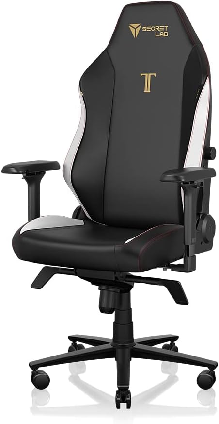 Secretlab Titan Evo Classic Gaming Chair - Reclining, Ergonomic & Heavy Duty Computer Chair with 4D Armrests, Magnetic Head Pillow & Lumbar Support - Big and Tall 395 lbs - Black - Leatherette