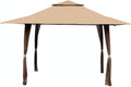 Garden Winds Custom Fit Replacement Canopy Top Cover Compatible with The 13' X 13' Royal Pavilion Pop Up - Upgraded Performance RIPLOCK 350 Fabric