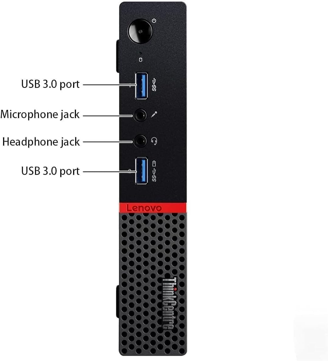 Lenovo ThinkCentre M700 Tiny Desktop PC with 24' FHD Monitor, Intel Quad Core i5-6500, 16GB DDR4 RAM 256GB SSD, 2 DisplayPort, Keyboard & Mouse, WiFi, Windows 11 Pro (Renewed)