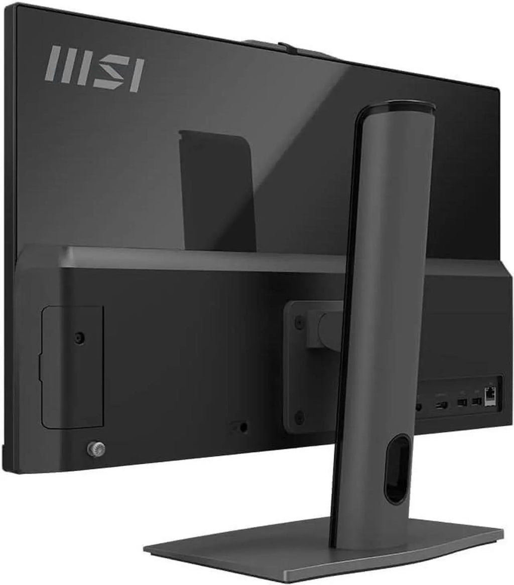 msi Modern 24' All-in-One Touchscreen Desktop, 10-core Intel Core 7 150U CPU(5.4GHz), IPS FHD (1920X1080) Display, 64GB DDR5 RAM, 1TB SSD Plus 1TB HDD, HDMI in&Out Wireless KB& Mouse, Win 11, Black