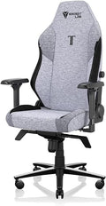 Secretlab Titan Evo Cookies & Cream Gaming Chair - Reclining, Ergonomic & Comfortable Computer Chair with 4D Armrests, Magnetic Head Pillow & 4-Way Lumbar Support - Gray - Fabric