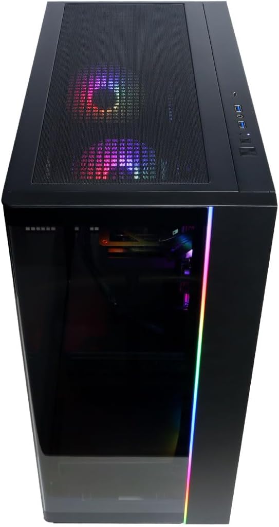 CyberPowerPC Gamer Master Gaming PC, AMD Ryzen 7 8700F 4.1GHz, GeForce RTX 5060 Ti 8GB, 16GB DDR5, 1TB PCIe 4.0 SSD, WiFi Ready & Windows 11 Home (GMA2900A2)