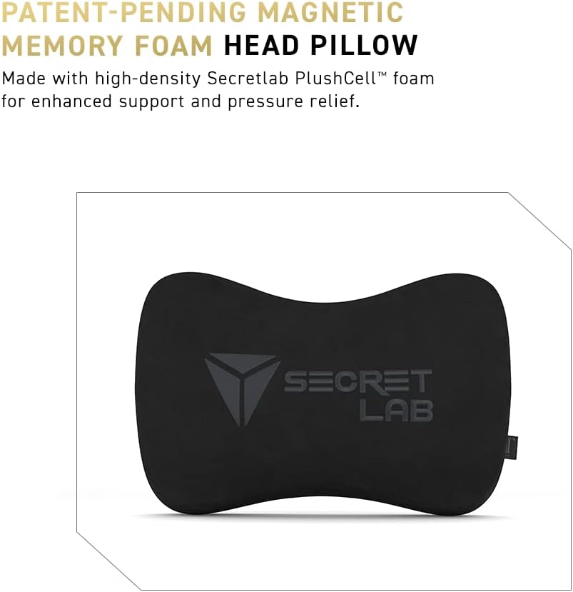 Secretlab Titan Evo Dark Knight Gaming Chair - Reclining, Ergonomic, Comfortable Computer Chair with 4D Armrests, Headrest & Lumbar Support - Small - Black - Leatherette