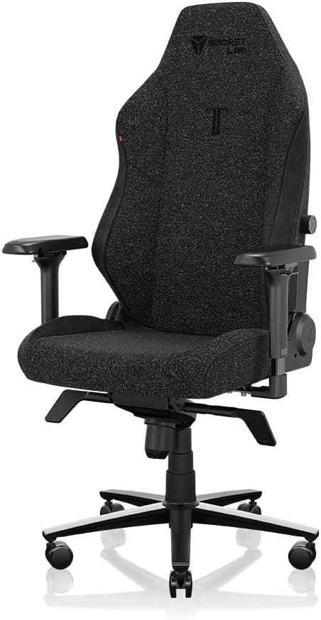 Secretlab Titan Evo Black3 Gaming Chair - Reclining - Ergonomic & Comfortable Computer Chair with 4D Armrests - Magnetic Head Pillow & 4-Way Lumbar Support - Small - Black - Fabric