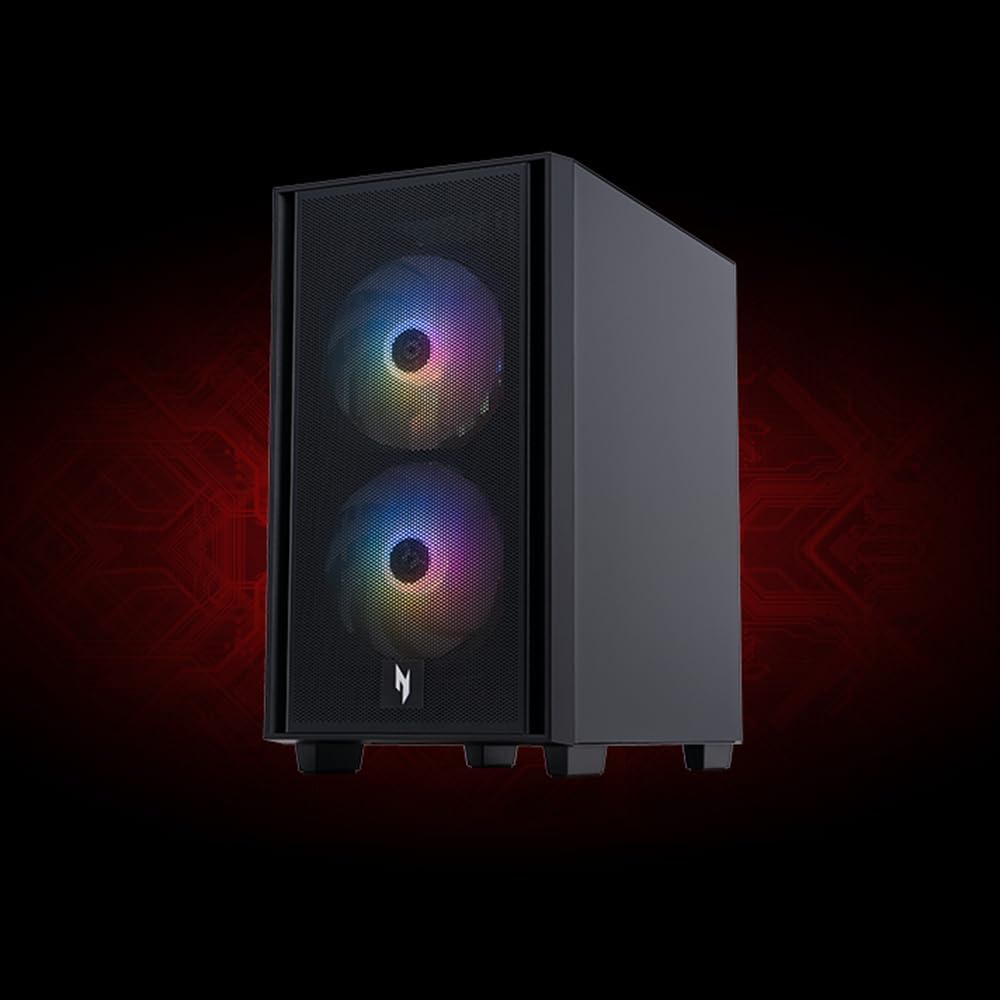 Acer Nitro 60 N60-181-UR26 Gaming Desktop | AMD Ryzen 9 7900 12 Core Processor | NVIDIA GeForce RTX 5070 Ti Graphics (1406 AI TOPS) | 32GB DDR5 | 2TB PCIe 4.0 SSD | Wi-Fi 6 802.11ax | Gigabit Ethernet