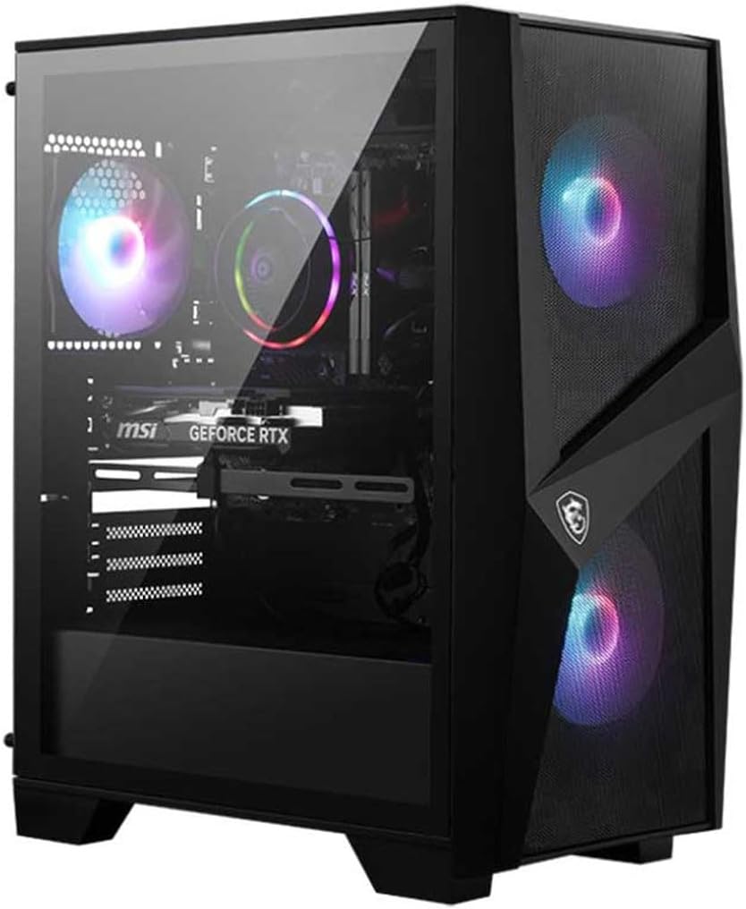MSI Codex Z2 C8NVL-475US Gaming Desktop Computer, AMD Ryzen 7 8700F 4.1GHz, 32GB RAM, 1TB SSD, NVIDIA GeForce RTX 5060 8GB, Windows 11 Home, Black