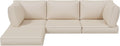 Aoxun Replacement Cushions for Outdoor Furniture, 9-Piece Outdoor Cushions for Patio Furniture, Deep Seat, Splash-Proof & Fade Resistant Couch Cushion for 4-Seat Patio Conversation Sets, Beige
