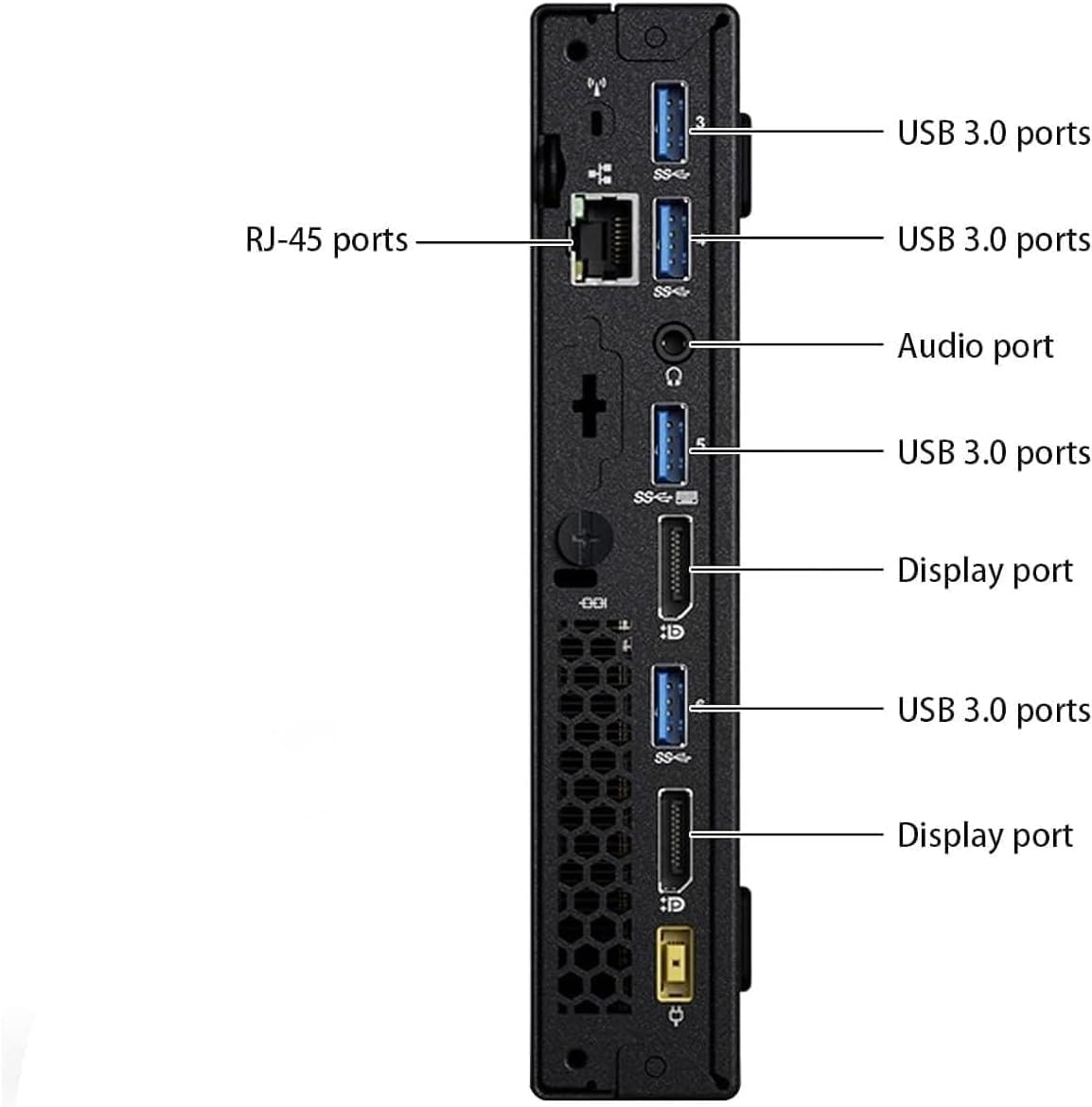 Lenovo ThinkCentre M700 Tiny Desktop PC with 24' FHD Monitor, Intel Quad Core i5-6500, 16GB DDR4 RAM 256GB SSD, 2 DisplayPort, Keyboard & Mouse, WiFi, Windows 11 Pro (Renewed)