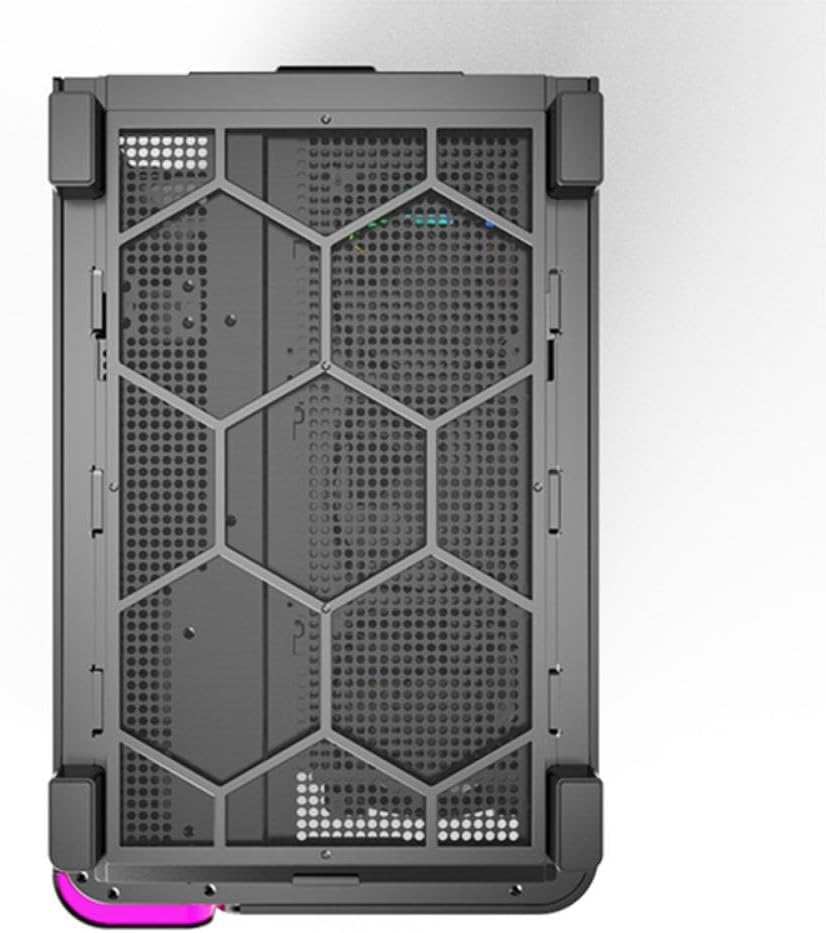 MONTECH King 95 PRO Dual-Chamber ATX Mid-Tower PC Gaming Case, High-Airflow, Toolless Panels, Sturdy Curved Tempered Glass Front, 6 ARGB PWM Fan Pre-Installed with Fan Hub, Black