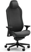 Fractal Design Refine Fabric Dark Gaming Chair - Ergonomic Office Desk Chair Functionality with 4D Adjustable Armrests, High-Back Support, Lumbar Cushion, and Premium Fabric