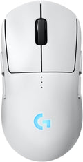 Logitech G PRO 2 Lightspeed Wireless Gaming Mouse, Right- or Left-Handed Mouse with up to 4 Customizable and Switchable Magnetic Side Buttons, 44K DPI Sensor, USB-C Charging, for PC/Mac - White