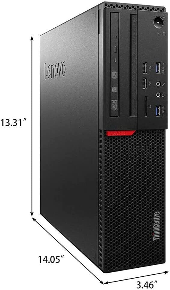 Lenovo ThinkCentre M800 SFF Desktop Computer PC, Intel Core i7-6700 3.40GHz, 32GB DDR4 RAM,New 1TB SSD, Built-in WiFi BT,DVD-RW,Wireless Keyboard Mouse,Windows 10 Pro (Renewed)