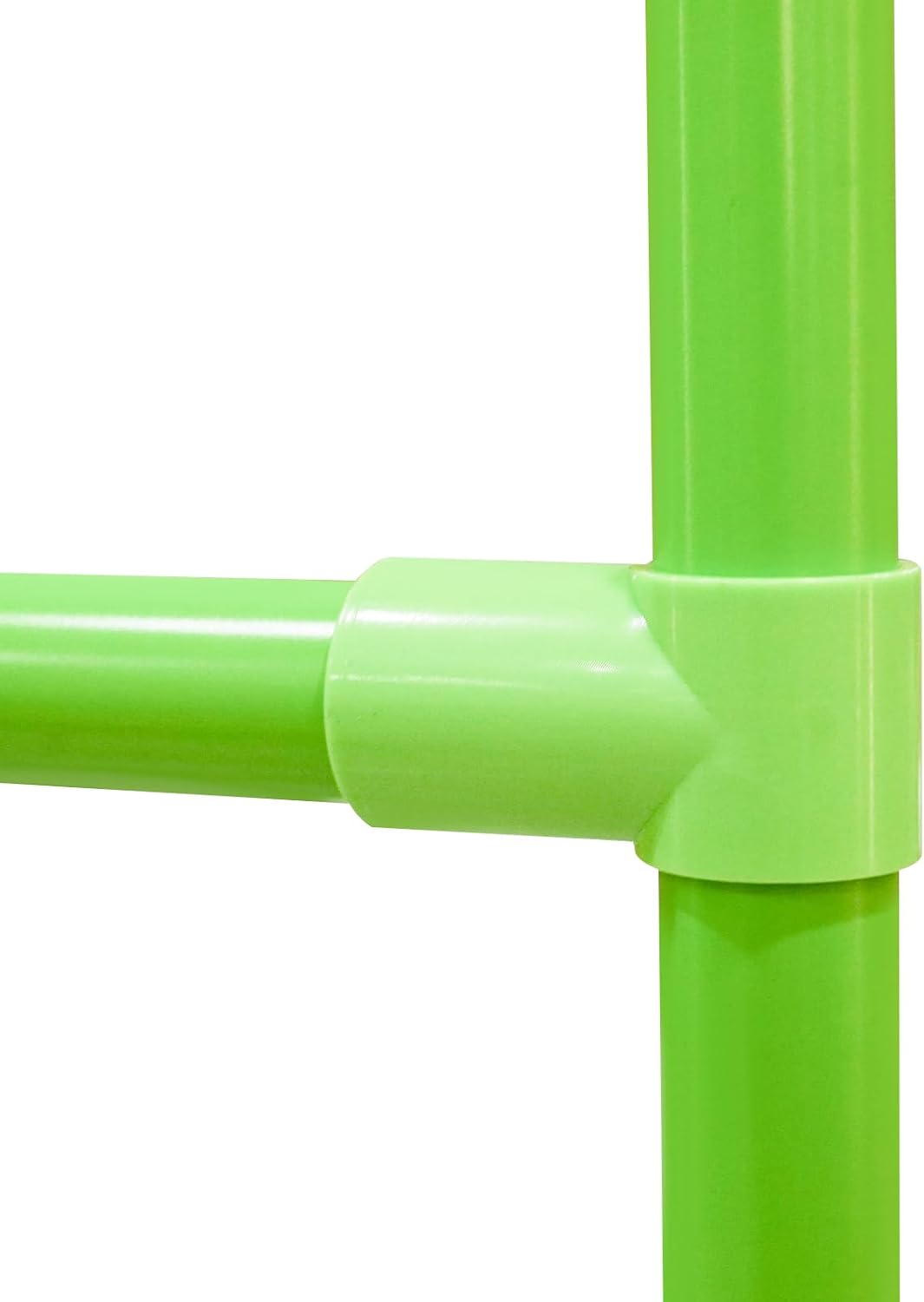 118'' L x 78.5'' W x 90.5'' H Large Outdoor Garden Arch Trellis for Climbing Plants, Grape Arbor Rack Pergola Plastic-Coated Steel Cane Frame for Courtyard and Garden Decoration of Pavilions (Green)