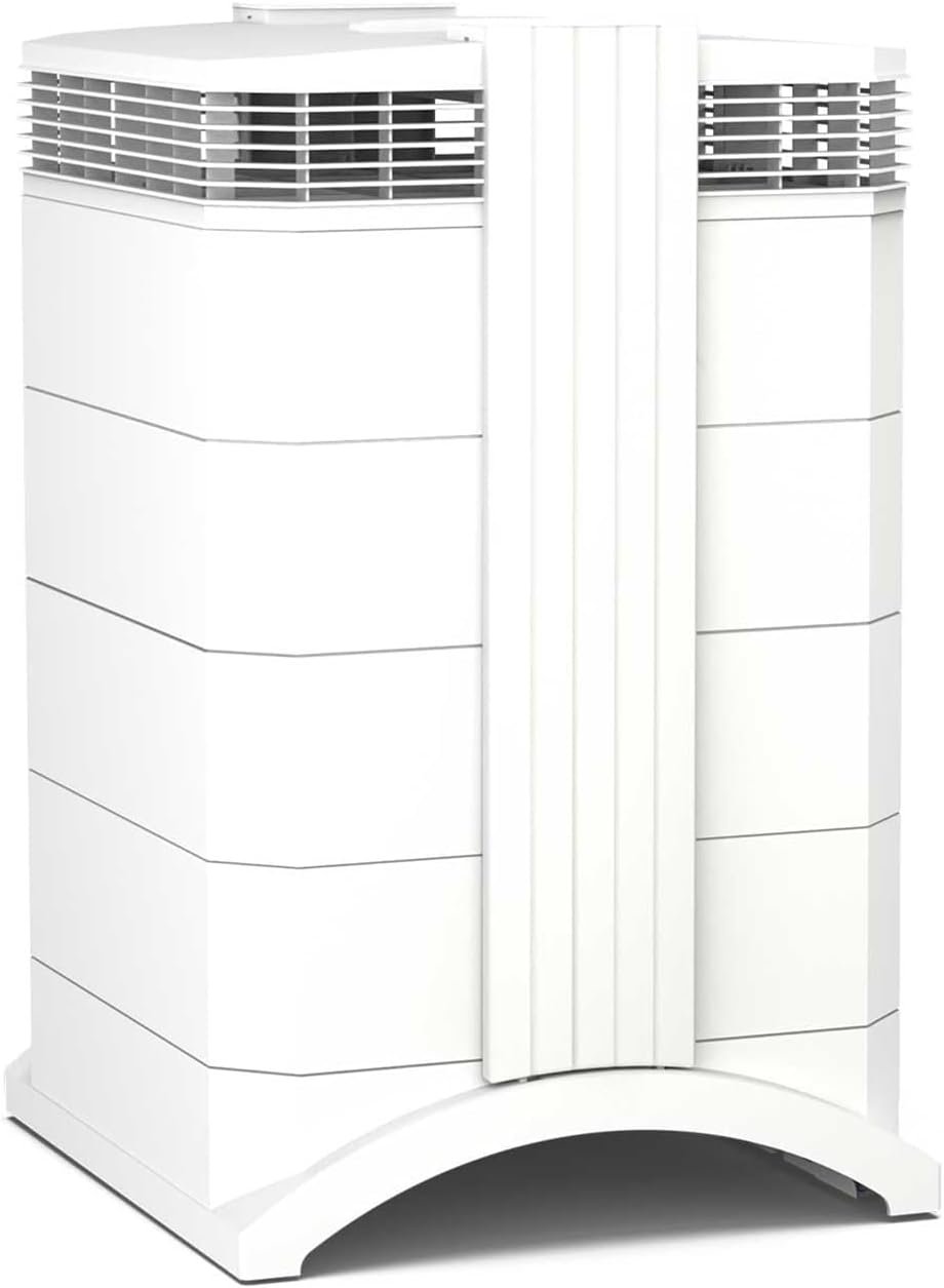 IQAir HealthPro Compact XE Air Purifier - Compact HyperHEPA Filtration for Rooms up to 1240 sq ft - Allergens, Smoke, Dust, Mold, Pet Dander, Swiss Made, WiFi Enabled