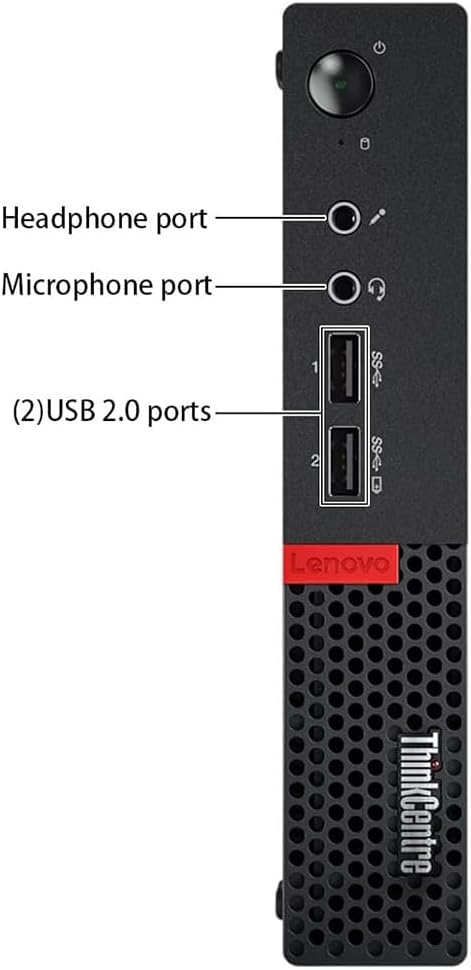 Lenovo ThinkCentre M710Q Mini Tiny Business Desktop PC, Windows 11 Pro, Core 6100, 16GB RAM, 256GB SSD, Keyboard, Mouse, DisplayPort, WiFi (Renewed)