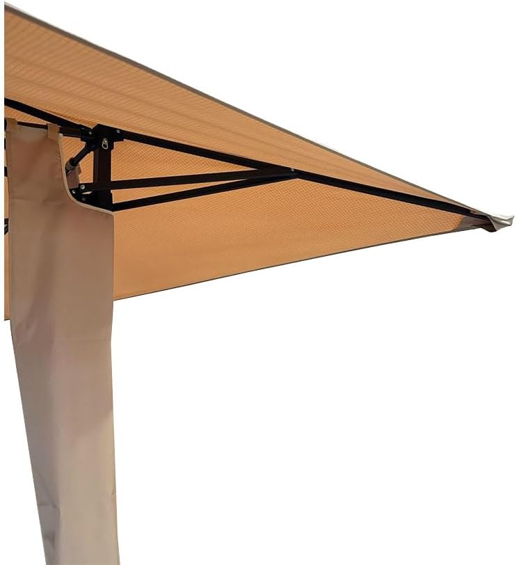 Garden Winds Custom Fit Replacement Canopy Top Cover Compatible with The 13' X 13' Royal Pavilion Pop Up - Upgraded Performance RIPLOCK 350 Fabric