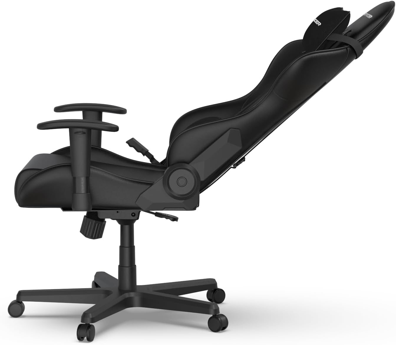 DXRacer Formula L Ergonomic Gaming Chair for Adults, Reclining Video Office Computer Chair with Lumbar Support and Headrest, Racing Style Height Adjustable (PVC Synthetic Leather, Zero)