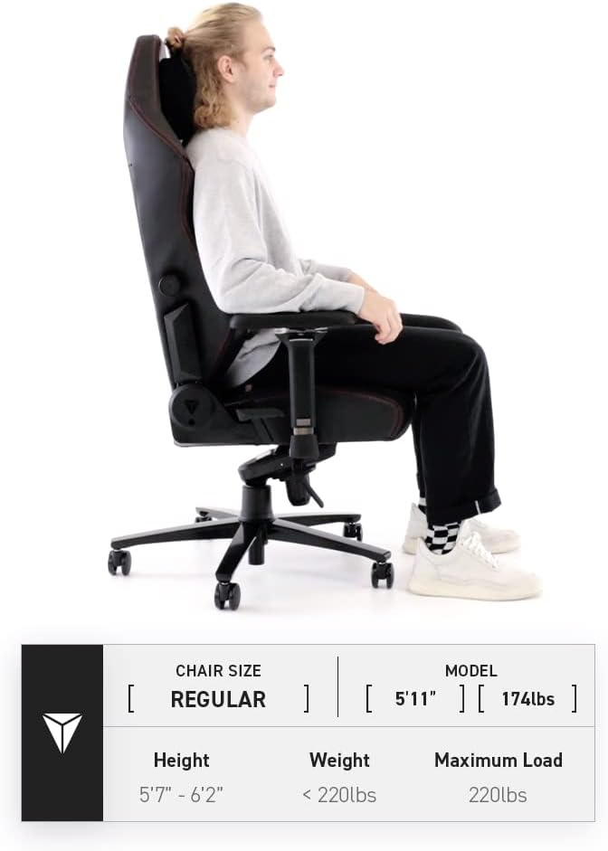 Secretlab Titan Evo Superman Gaming Chair - Reclining - Ergonomic & Comfortable Computer Chair with 4D Armrests - Magnetic Head Pillow & 4-Way Lumbar Support - Blue/Red - Leatherette