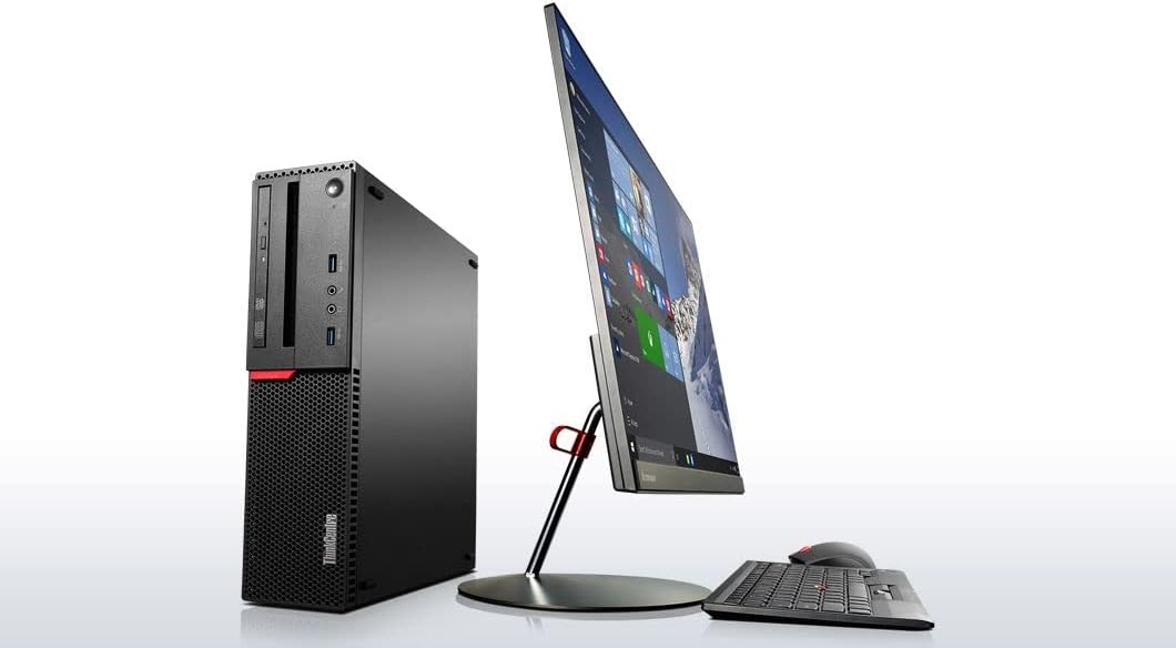 Lenovo ThinkCentre M700 SFF Gaming Desktop Computer i7 6700 up to 4.0GHz,16GB RAM New 1TB SSD, NVIDIA GT 1030 2GB,USB WiFi BT,DVD-RW,Wireless Keyboard & Mouse,Windows 10 Pro (Renewed)