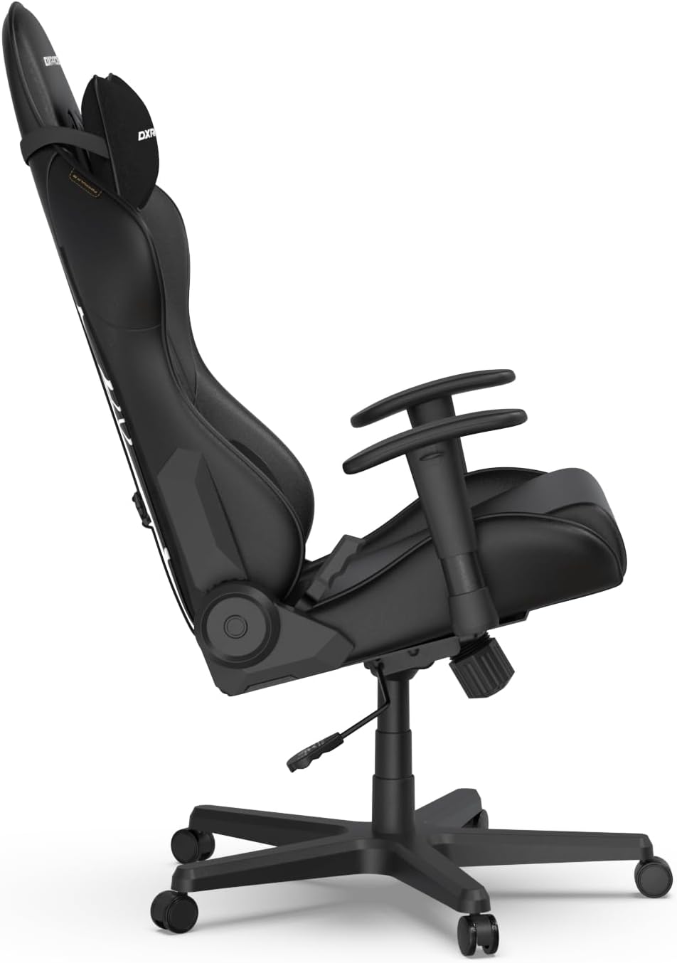 DXRacer Formula L Ergonomic Gaming Chair for Adults, Reclining Video Office Computer Chair with Lumbar Support and Headrest, Racing Style Height Adjustable (PVC Synthetic Leather, Zero)