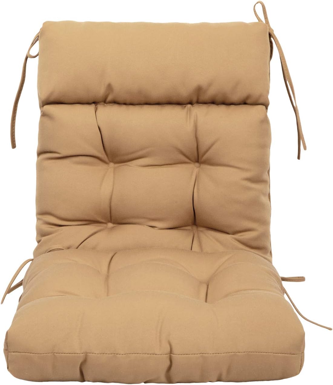 ARTPLAN Patio Chair Cushion,Tufted Adirondack Outdoor Chair Cushion,Wicker High Back Outdoor Seat Cushion,Set of 4, 44'X21'X4' (4 Pack)
