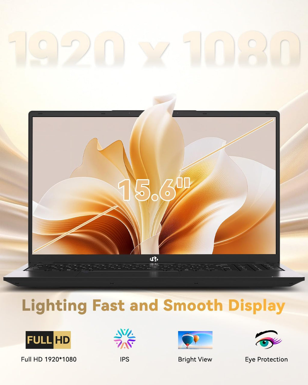 NIMO 15.6' IPS FHD-Gaming-Laptop, 8 Cores AMD Ryzen 7 Pro 6850U 32GB LPDDR5 RAM 1TB SSD (Beat i7-1360P Up to 4.7GHz) AMD Radeon 680M GPU 100W Type-C Fingerprint Backlit Keyboard, for Business