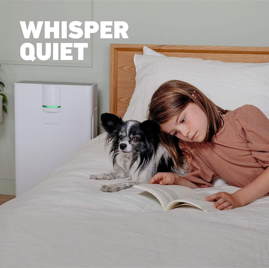 HATHASPACE Smart Air Purifiers - True HEPA Air Purifier, Cleaner & Filter for Allergies, Smoke, Pets - Eliminator of 99.9% of Dust, Pet Hair, Odors - HSP002-1500 Sq. Ft.