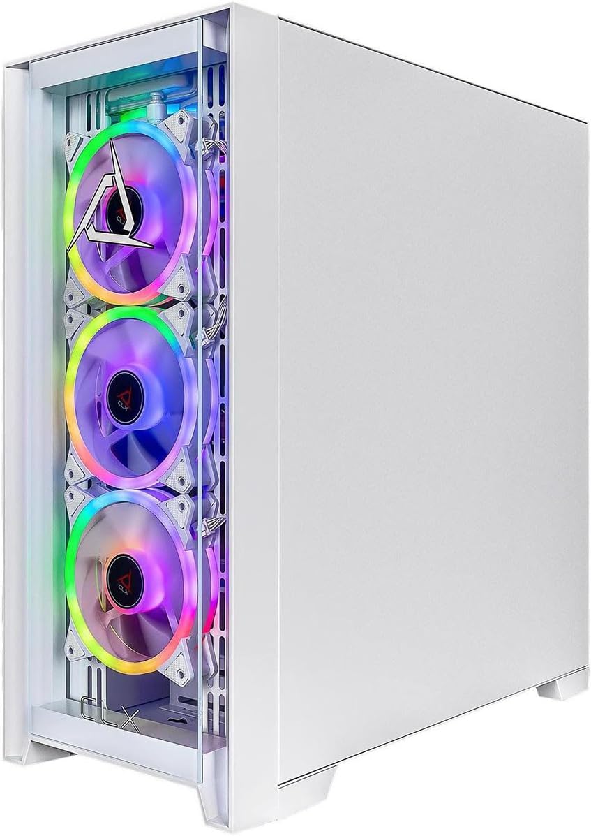 CLX Set Gaming PC - AMD Ryzen 9 9900X 4.4GHz, RTX 5080, 2TB NVMe M.2 SSD, 32GB DDR5 RGB Memory, 360mm AIO, WiFi, Windows 11 Home, White