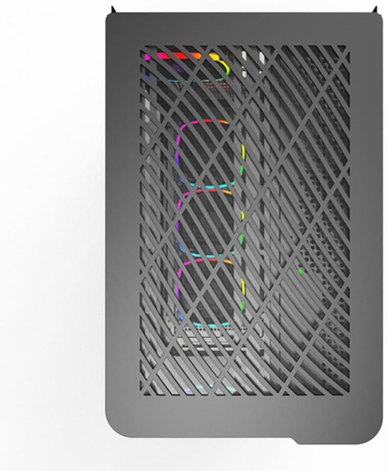 MONTECH King 95 PRO Dual-Chamber ATX Mid-Tower PC Gaming Case, High-Airflow, Toolless Panels, Sturdy Curved Tempered Glass Front, 6 ARGB PWM Fan Pre-Installed with Fan Hub, Black