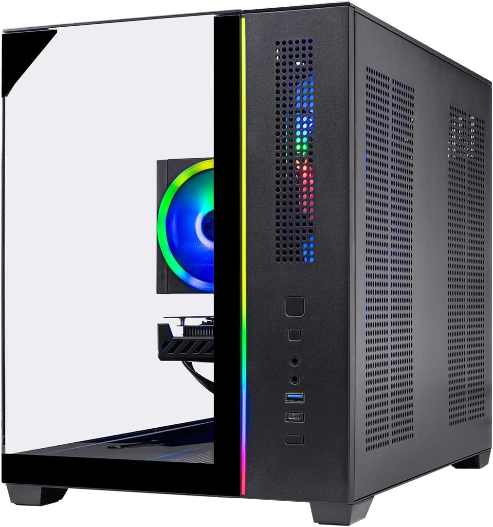 Skytech Gaming Crystal Gaming PC, AMD Ryzen 5 8400F 4.2GHz, NVIDIA RTX 5060 Ti 8GB VRAM, 1TB Gen4 NVMe SSD, 24GB DDR5 RAM 6000, 650W Gold PSU, WI-FI 5, Windows 11, Desktop
