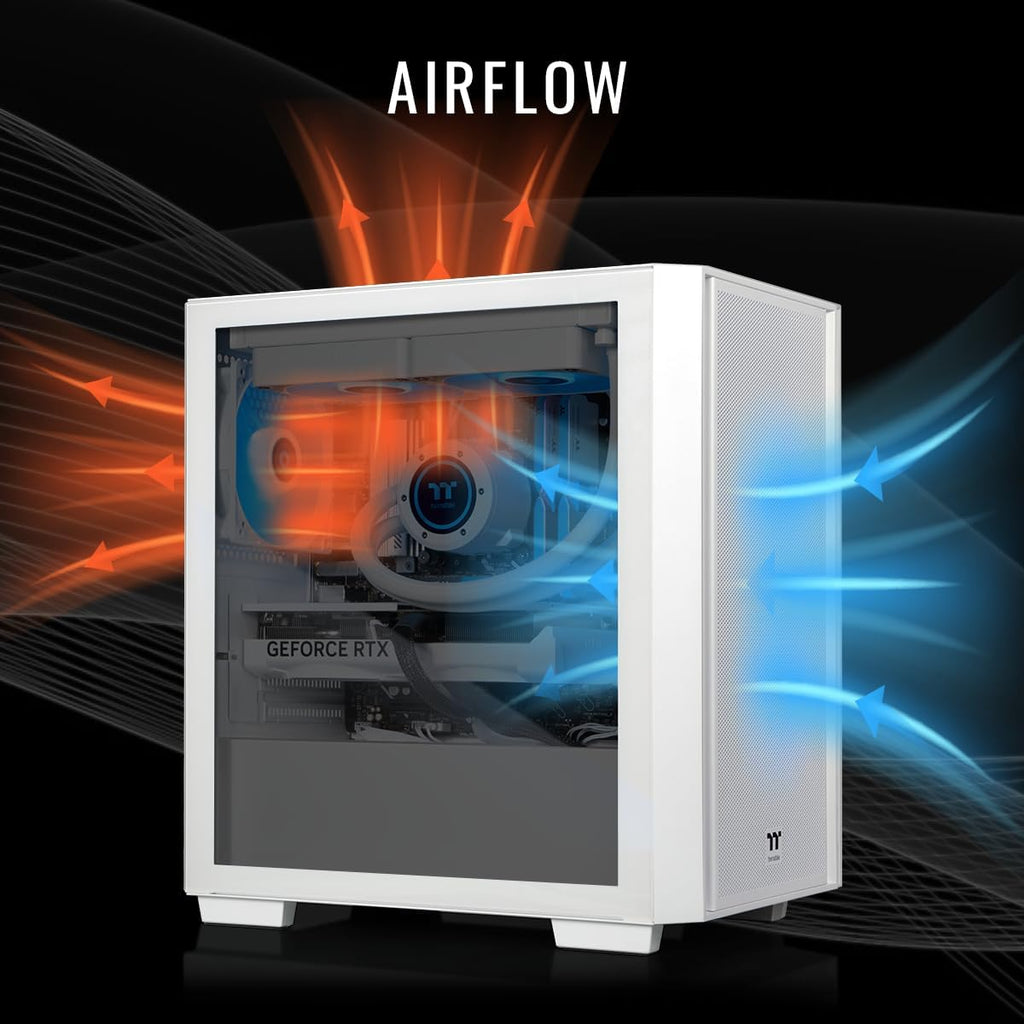 Thermaltake LCGS Versa i570S Gaming Desktop (Intel Core™ i9-14900KF, 32GB 6000MT/s DDR5 RGB Memory, NVIDIA GeForce® RTX 5070, 1TB NVMe M.2, WiFi, Windows 11) H16S-B760-570-LCS