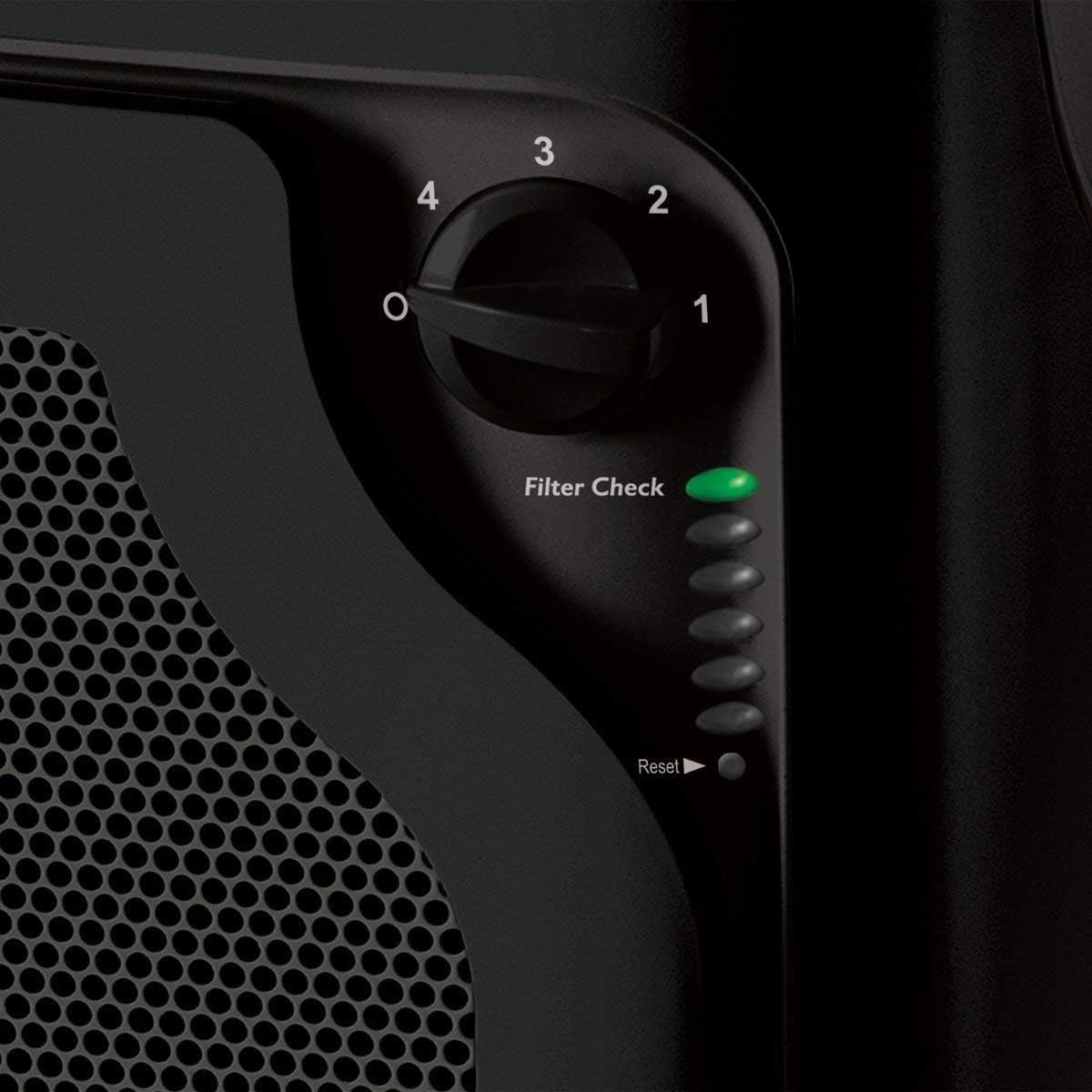 Holmes TRUE HEPA Console Air Purifier with Filter Life Monitor Bar and Quiet Operation | Large Room Air Cleaner - Black (HAP8650B-NU-2)