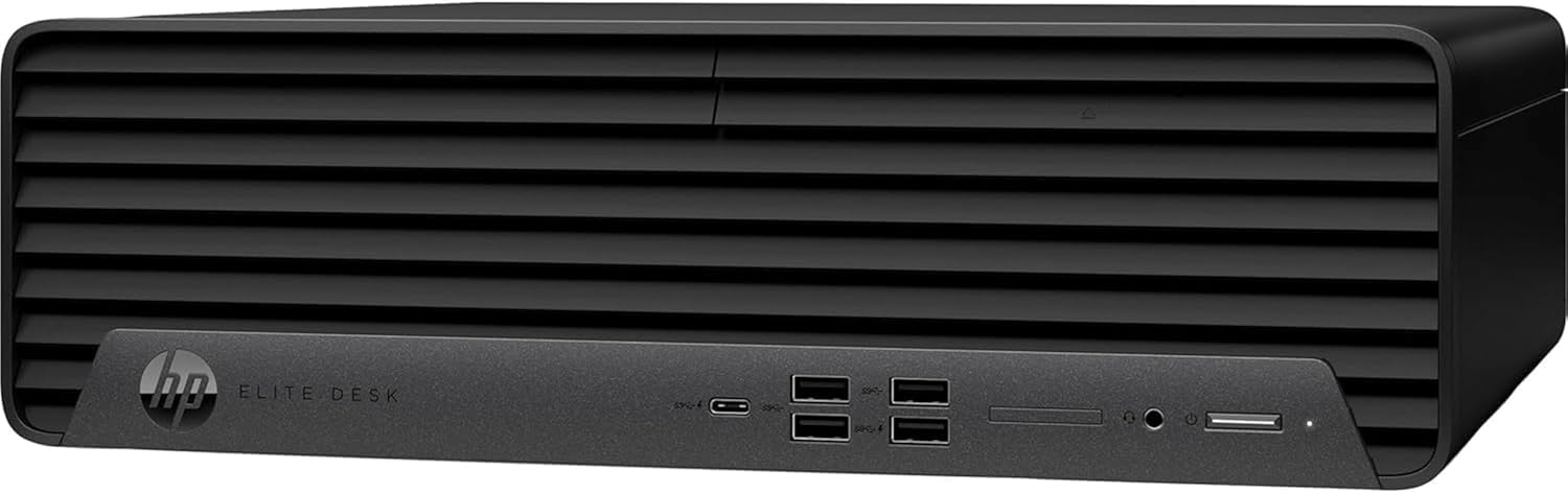 HP Elite 805 G9 SFF Desktop Computer, 6-Core AMD Ryzen 5 (16MB Smart Cache), 8GB DDR5, 256GB PCIeSSD, Radeon 740M Graphics, Dual 4K Display Support, USB-C, HDMI, RJ-45, Wi-Fi, Business&Gaming, Win11