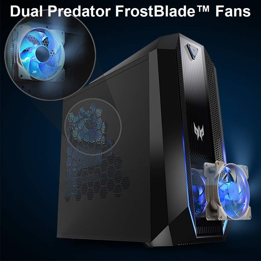 acer Predator Orion 3000 PO3-630-UA91 Gaming Desktop | 11th Gen Intel Core i7-11700F 8-Core CPU | NVIDIA GeForce RTX 3070 | 16GB DDR4 | 512GB NVMe SSD | 1TB HDD | Intel Wi-Fi 6 | RGB Keyboard & Mouse