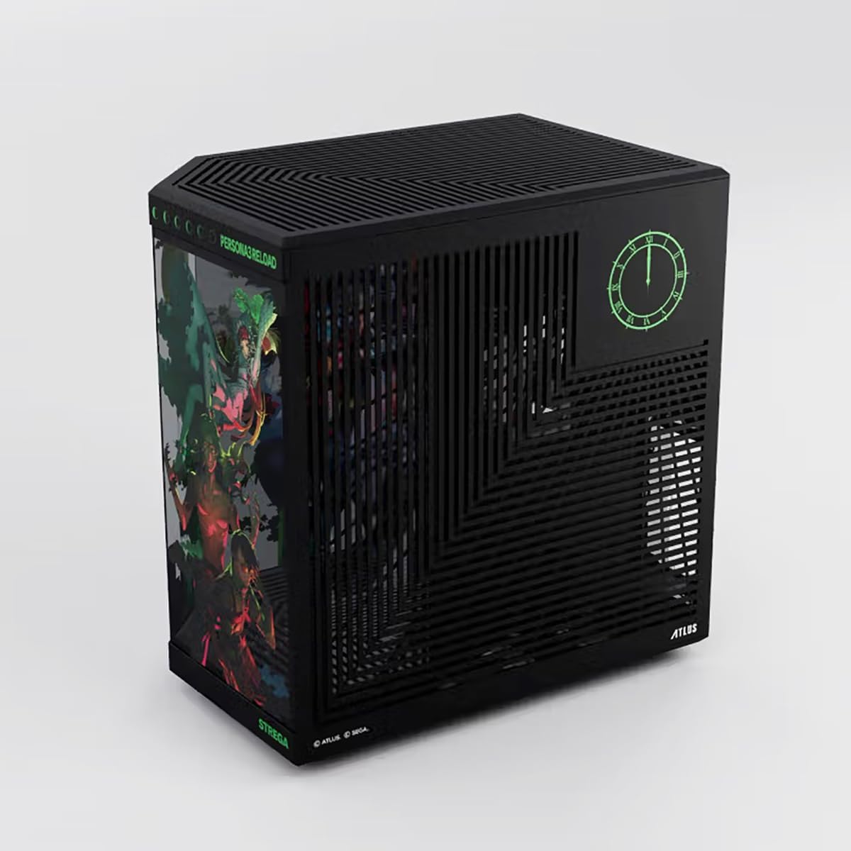 Hyte Y70 Persona 3 Reload Official Licensed - Mid-Tower ATX Gaming PC Desktop Case - Panoramic Tempered Glass - Dual Chamber - High Airflow Chassis - PCIE 4.0 Riser Cable Included - Black