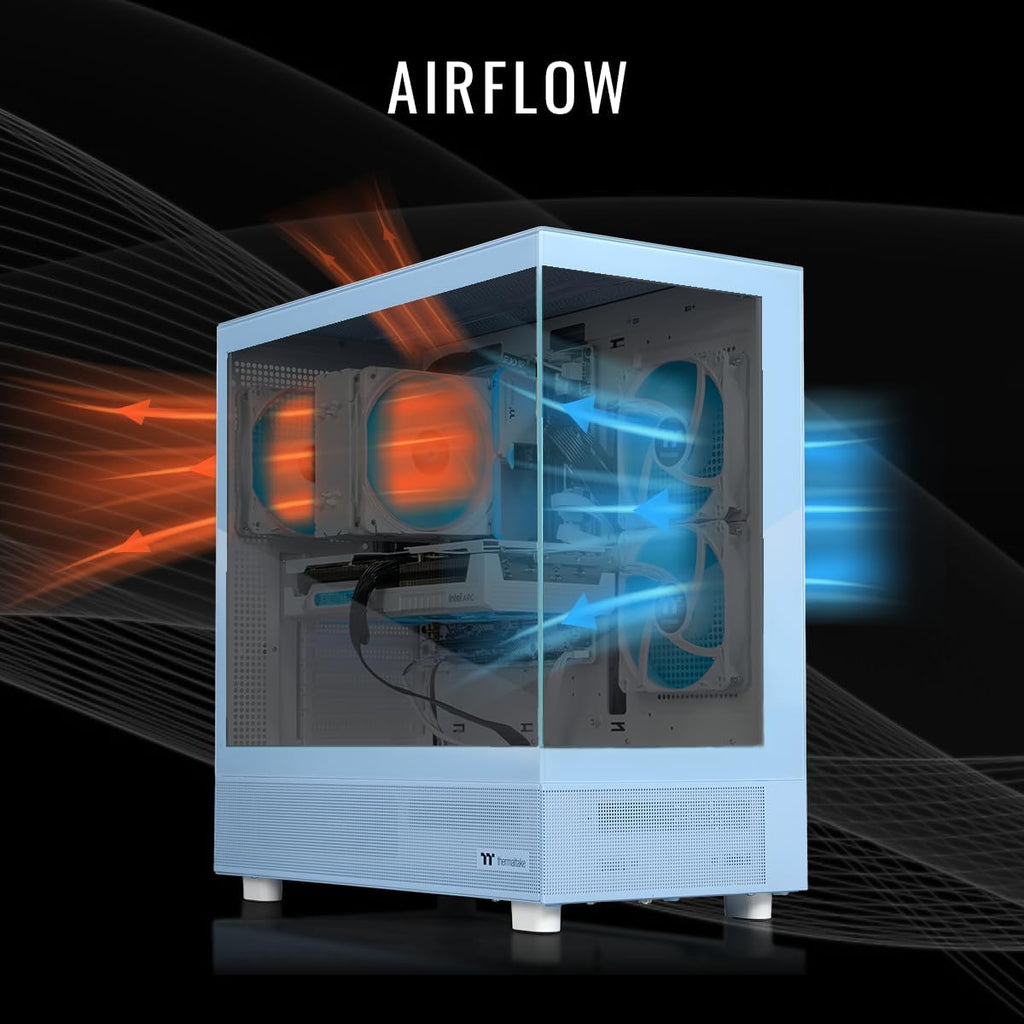 Thermaltake LCGS View i1458H-270 Gaming Desktop (Intel® Core™ i5-14400F, ToughRam 16GB DDR5 5600MT/s RGB Memory, Intel® Arc™ B580, 1TB NVMe M.2, WiFi, Windows 11) V27H-B76K-B58-LCS