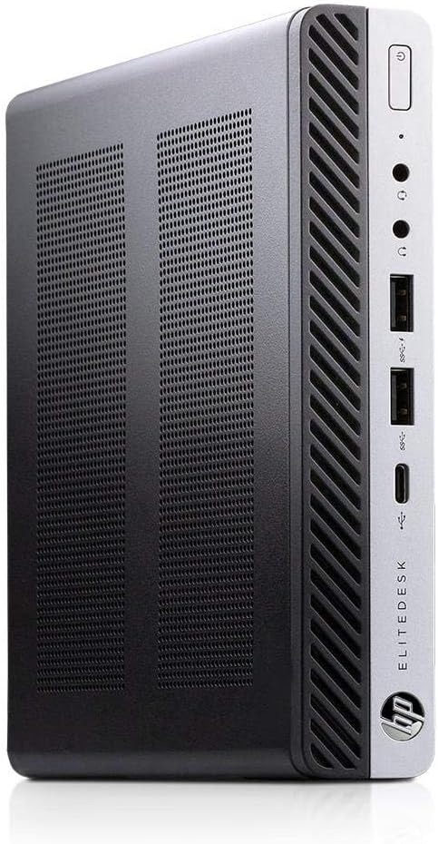 HP Elitedesk 800 G3 Mini PC Desktop with 21.5' FHD Computer Monitor, Windows 11 Pro, Core i5-7500 3.4GHz, Up to 3.8GHz, 16GB RAM, 512GB SSD, Keyboard, Mouse, DP Cable(Renewed)