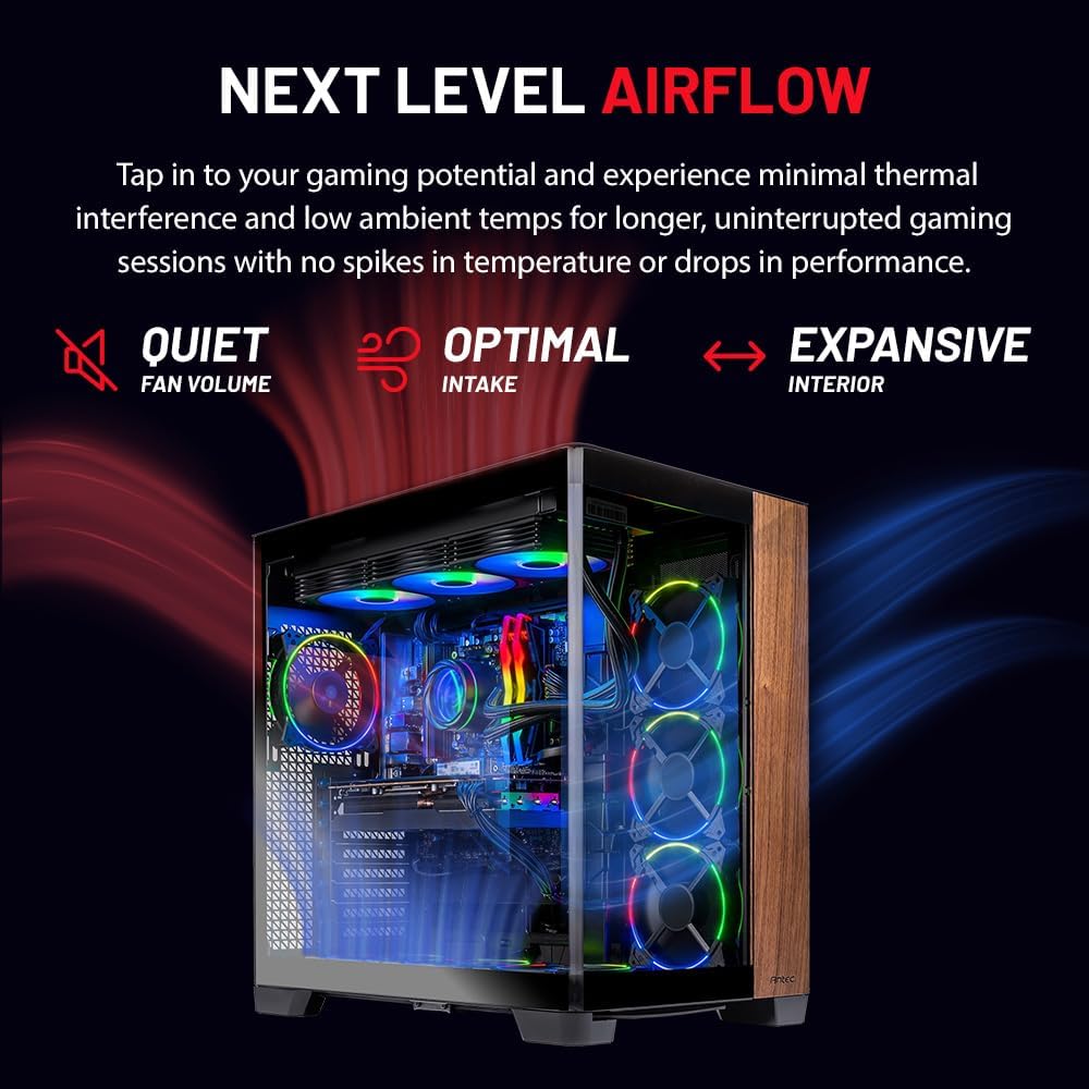 Skytech Gaming Prism 4 Desktop PC, Ryzen 9 9950X3D 4.3 GHz (5.7GHz), NVIDIA RTX 5090 32GB, X870 Board, 2TB Gen4 NVMe SSD, 64GB DDR5 RAM 6000 RGB, 1200W Gold ATX 3 PSU, 360mm ARGB AIO, Wi-Fi, Win 11