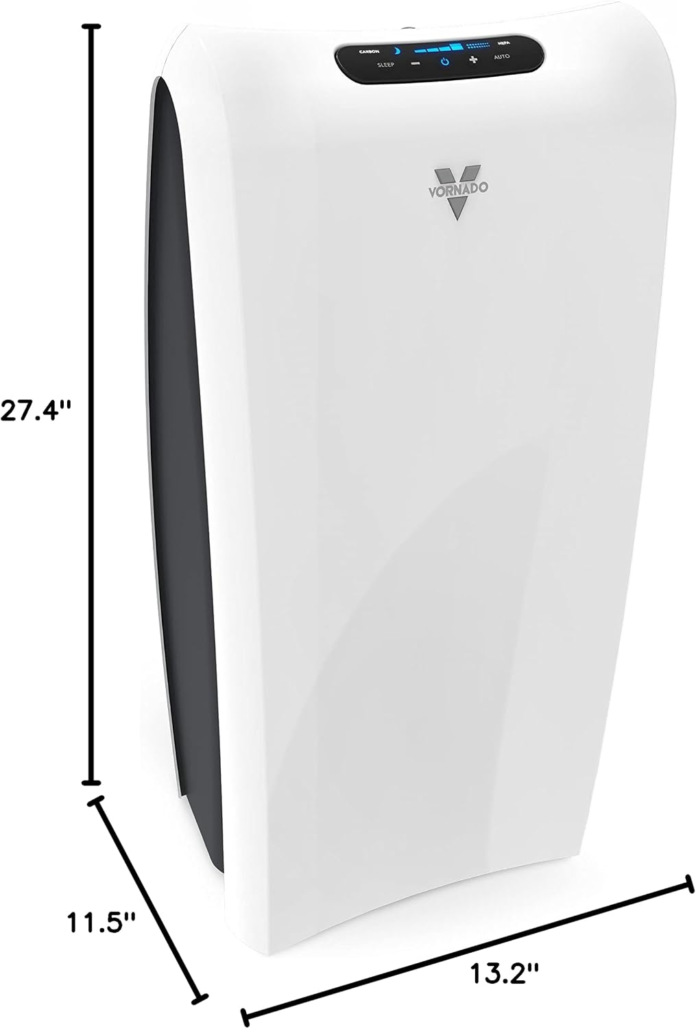 Vornado AC550 Air Purifier with True HEPA Filter, Captures Allergens, Smoke, Odors, Pollen, Dust, Pet Dander