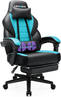 LEMBERI Gaming Chairs for Adults,Ergonomic Video Game Chairs with footrest,Big and Tall Gaming Chair 400lb Weight Capacity, Racing Style Computer Gamer Chair with Headrest and Lumbar Support