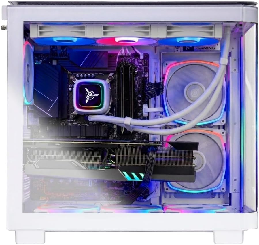Skytech Gaming King 95 Desktop PC, Ryzen 9 9900X3D 4.4 GHz (5.5GHz), NVIDIA RTX 5070 Ti 16GB, 2TB Gen4 NVMe SSD, 32GB DDR5 RAM 6000 RGB, 850W Gold ATX 3 PSU, 360mm ARGB AIO, Wi-Fi, Win 11