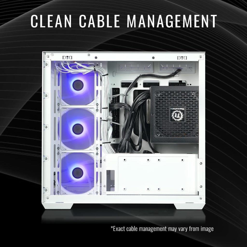 Thermaltake LCGS View i1258S-380 Gaming Desktop (Intel® Core™ i5-12600KF, ToughRam 16GB DDR4 3600Mhz RGB Memory, Intel® Arc™ B580, 1TB NVMe M.2, WiFi, Windows 11) V38S-B760-B58-LCS