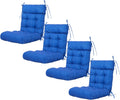ARTPLAN Patio Chair Cushion,Tufted Adirondack Outdoor Chair Cushion,Wicker High Back Outdoor Seat Cushion,Set of 4,21'X21'X4' (4 Pack)