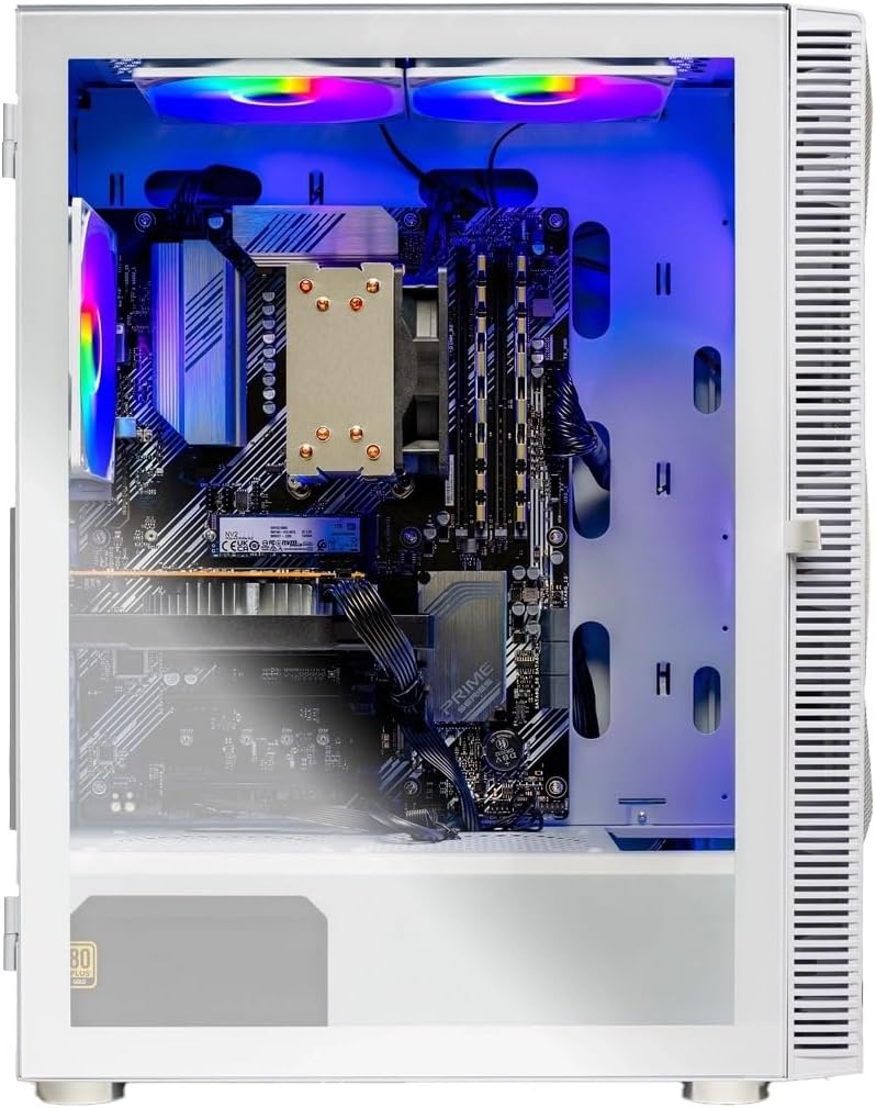 Skytech Gaming Storm Gaming PC, AMD Ryzen 5 5500 3.6GHz, NVIDIA RTX 3050 6GB VRAM, 1TB NVMe SSD, 16GB DDR4 RAM 3200, 650W Gold PSU, WI-FI 5, Windows 11, Desktop