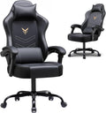 GTPLAYER Gaming Chair, Recliner Chair with Headrest & Lumbar Support, Linkage Armrest,Ergonomic Gaming Chair, High Back Office Home, Black
