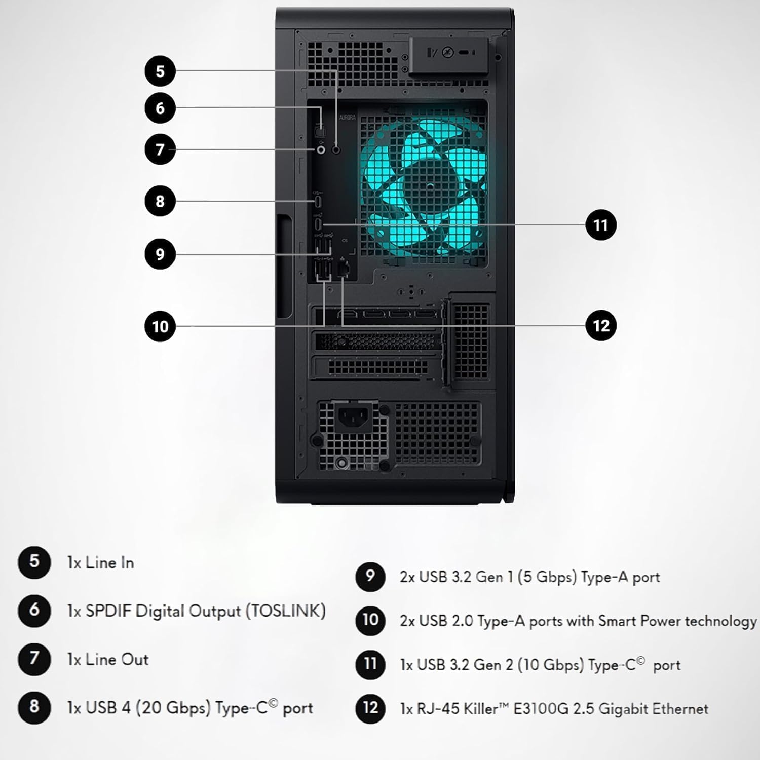 Alienware Aurora R16 Gaming Desktop Computer PC, NVIDIA RTX 5080 16GB GDDR7, Intel Ultra 9 285K, 32 GB DDR5, 1 TB SSD + 2 TB HDD, Wi-Fi 7, AlienFX Liquid Cooling, Windows 11 Pro