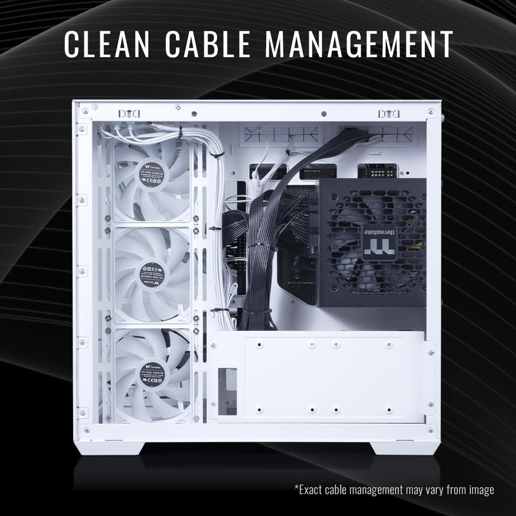 Thermaltake LCGS View 9870S-380 Gaming Desktop (AMD Ryzen™ 7 9800X3D, ToughRam 32GB DDR5 6000MT/s RGB Memory, NVIDIA® GeForce RTX™ 5070, 2TB NVMe M.2, WiFi, Windows 11) V38S-B850-570-LCS