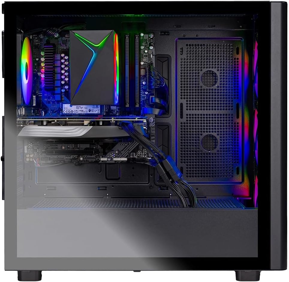 Skytech Gaming Chronos 3 Gaming PC, Intel i5 14400F 2.5GHz, NVIDIA RTX 5050 8GB VRAM, 1TB NVMe SSD, 16GB DDR4 RAM 3200, 650W Gold PSU, WI-FI 5, Windows 11, Desktop