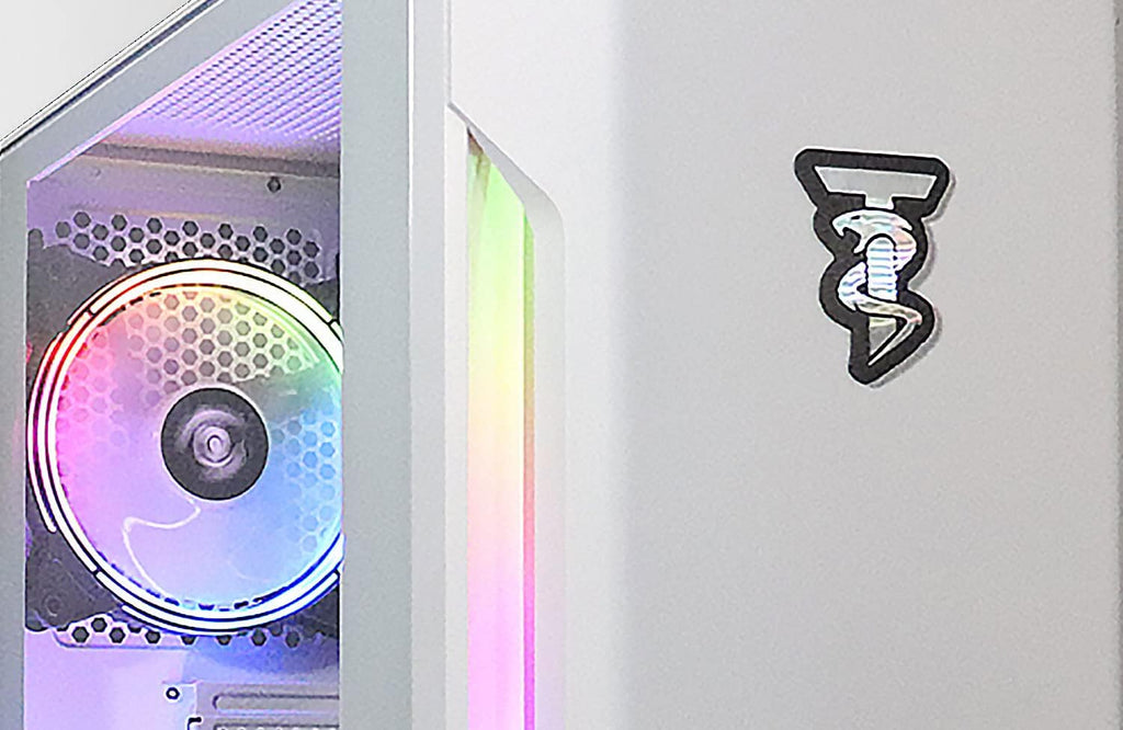 ViprTech Rebel 5.0 Gaming PC - AMD Ryzen 7 (4.1Ghz Turbo), RTX 5060 8GB, 16GB DDR4 RAM, 1TB SSD, VR-Ready, Streaming, WiFi BT, RGB, Win 11 Pro, Prebuilt Desktop Computer, White